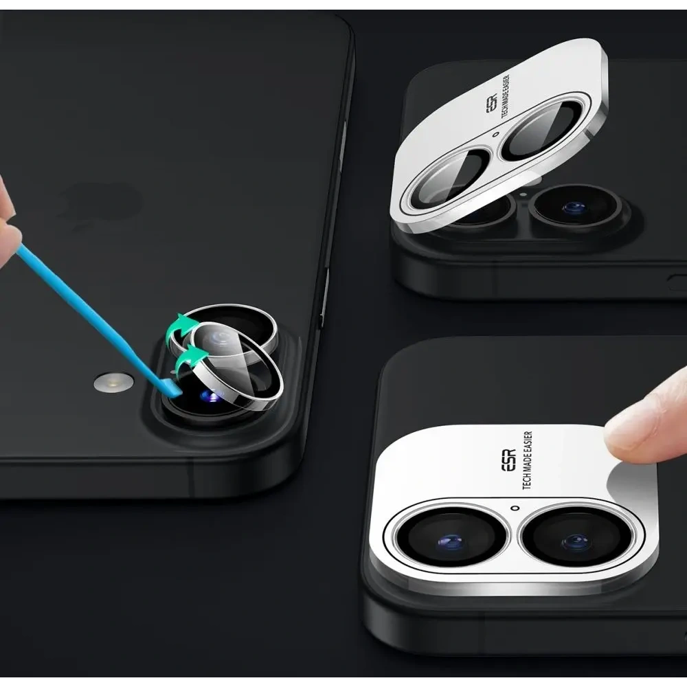 Osłona na aparat ESR Armorite Camera Protector Apple iPhone 16 / 16 Plus Clear - iPhone 16 Plus - ESR