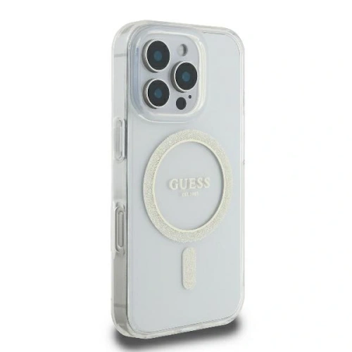 Kup Hádání GUHMP16LHFGERET Apple iPhone 16 Pro pevný obal IML Glitter Circle MagSafe čirý - GUE3604 - {ean13} - Sklep Home Screen