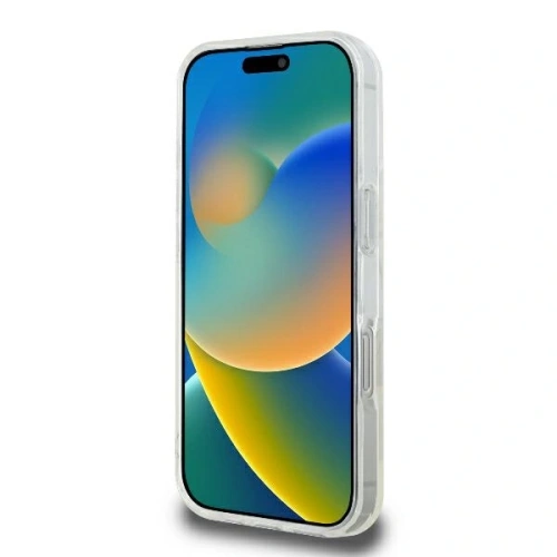 Kup Guess GUHMP16LHFGERET Apple iPhone 16 Pro carcasă dură IML Glitter Circle MagSafe transparentă - GUE3604 - {ean13} - Sklep Home Screen