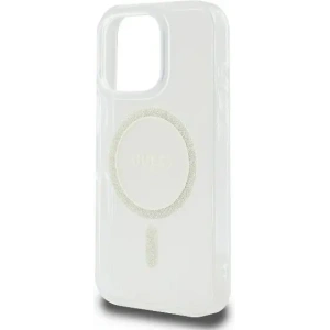 Buy Guess GUHMP16LHFGERET Apple iPhone 16 Pro hardcase IML Glitter Circle MagSafe clear - GUE3604 - {ean13} - Home Screen Store Europe