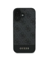 Kup Guess GUHCP16SG4GLGR Apple iPhone 16 hardcase 4G Stripe de jos gri - GUE3605 - {ean13} - Sklep Home Screen