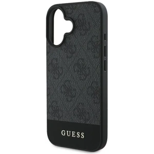 Kup Etui Guess GUHCP16SG4GLGR Apple iPhone 16 hardcase 4G Bottom Stripe szary - GUE3605 - {ean13} - Sklep Home Screen
