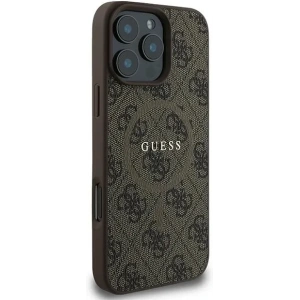 Kup Etui Guess GUHMP16LG4GFRW Apple iPhone 16 Pro hardcase 4G Ring Classic Logo MagSafe brązowy - GUE3606 - {ean13} - Sklep Home Screen
