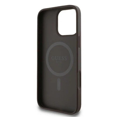 Buy Guess GUHMP16LG4GFRW Apple iPhone 16 Pro hardcase 4G Ring Classic Logo MagSafe brown - GUE3606 - {ean13} - Home Screen Store Europe