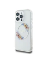 Buy Guess GUHMP16LHFWFCT Apple iPhone 16 Pro hardcase IML Flowers Wreath MagSafe clear - GUE3607 - {ean13} - Home Screen Store Europe