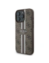 Kup Guess GUHMP16LP4RPSW Apple iPhone 16 Pro tvrdý obal 4G tištěné pruhy MagSafe hnědý - GUE3608 - {ean13} - Sklep Home Screen
