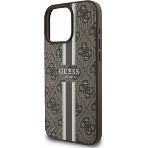Kup Guess GUHMP16LP4RPSW Apple iPhone 16 Pro tvrdý obal 4G tištěné pruhy MagSafe hnědý - GUE3608 - {ean13} - Sklep Home Screen