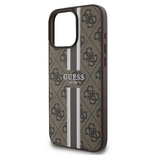 Kup Etui Guess GUHMP16LP4RPSW Apple iPhone 16 Pro hardcase 4G Printed Stripes MagSafe brązowy - GUE3608 - {ean13} - Sklep Home Screen