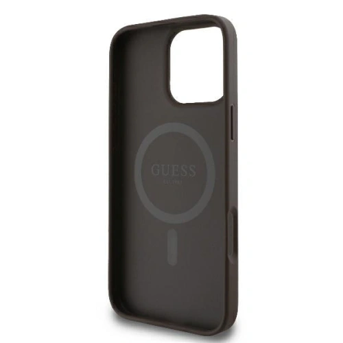 Kup Guess GUHMP16LP4RPSW Apple iPhone 16 Pro tvrdý obal 4G tištěné pruhy MagSafe hnědý - GUE3608 - {ean13} - Sklep Home Screen
