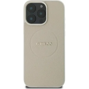 Kup Guess GUHMP16LPGHSMME Apple iPhone 16 Pro tvrdý obal Grained Ring MagSafe béžový - GUE3609 - {ean13} - Sklep Home Screen