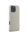 Kup Guess GUHMP16LPGHSMME Apple iPhone 16 Pro Hartschale Strukturiert Ring MagSafe beige - GUE3609 - {ean13} - Sklep Home Screen