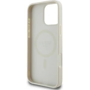 Kup Etui Guess GUHMP16LPGHSMME Apple iPhone 16 Pro hardcase Grained Ring MagSafe beżowy - GUE3609 - {ean13} - Sklep Home Screen
