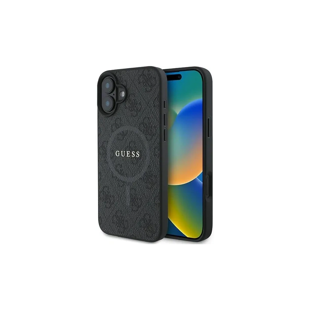 Etui Guess GUHMP16MG4GFRK Apple iPhone 16 Plus hardcase 4G Ring Classic Logo MagSafe czarny - iPhone 16 Plus - Guess