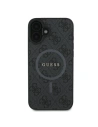 Buy Guess GUHMP16MG4GFRK Apple iPhone 16 Plus hardcase 4G Ring Classic Logo MagSafe black - GUE3611 - {ean13} - Home Screen Store Europe