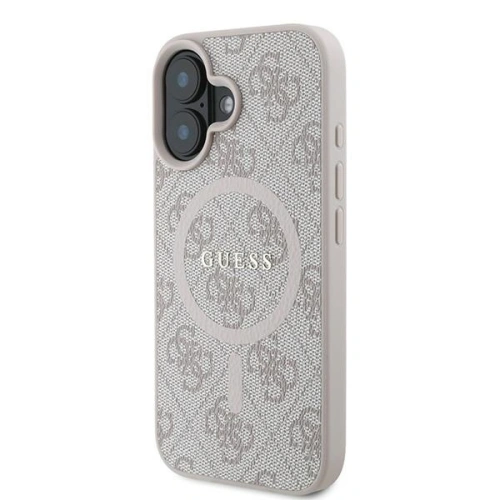 Buy Guess GUHMP16MG4GFRP Apple iPhone 16 Plus hardcase 4G Ring Classic Logo MagSafe pink - GUE3612 - {ean13} - Home Screen Store Europe