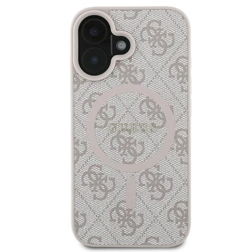Buy Guess GUHMP16MG4GFRP Apple iPhone 16 Plus hardcase 4G Ring Classic Logo MagSafe pink - GUE3612 - {ean13} - Home Screen Store Europe