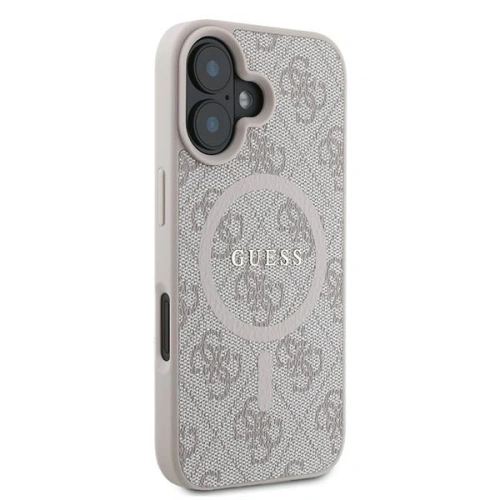Buy Guess GUHMP16MG4GFRP Apple iPhone 16 Plus hardcase 4G Ring Classic Logo MagSafe pink - GUE3612 - {ean13} - Home Screen Store Europe
