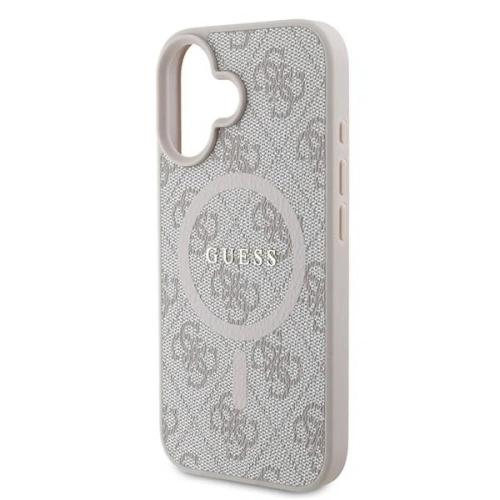 Buy Guess GUHMP16MG4GFRP Apple iPhone 16 Plus hardcase 4G Ring Classic Logo MagSafe pink - GUE3612 - {ean13} - Home Screen Store Europe