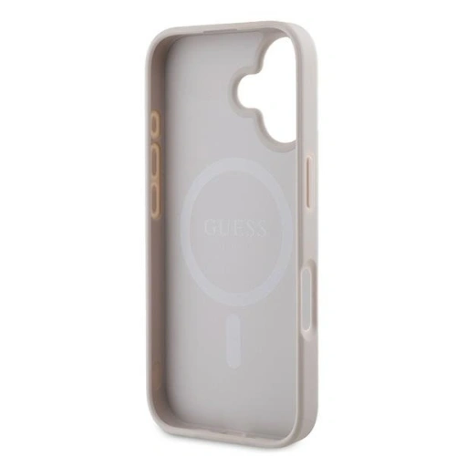 Buy Guess GUHMP16MG4GFRP Apple iPhone 16 Plus hardcase 4G Ring Classic Logo MagSafe pink - GUE3612 - {ean13} - Home Screen Store Europe