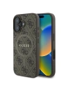 Guess GUHMP16MG4GFRW Apple iPhone 16 Plus hardcase 4G Ring Classic Logo MagSafe brown - iPhone 16 Plus - Guess