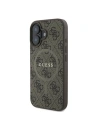 Buy Guess GUHMP16MG4GFRW Apple iPhone 16 Plus hardcase 4G Ring Classic Logo MagSafe brown - GUE3613 - {ean13} - Home Screen Store Europe