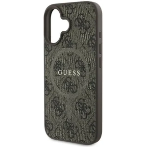 Buy Guess GUHMP16MG4GFRW Apple iPhone 16 Plus hardcase 4G Ring Classic Logo MagSafe brown - GUE3613 - {ean13} - Home Screen Store Europe