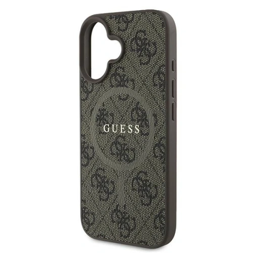 Buy Guess GUHMP16MG4GFRW Apple iPhone 16 Plus hardcase 4G Ring Classic Logo MagSafe brown - GUE3613 - {ean13} - Home Screen Store Europe