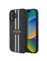 Buy Guess GUHMP16MP4RPSK Apple iPhone 16 Plus hardcase 4G Printed Stripes MagSafe black - GUE3614 - {ean13} - Home Screen Store Europe