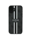 Buy Guess GUHMP16MP4RPSK Apple iPhone 16 Plus hardcase 4G Printed Stripes MagSafe black - GUE3614 - {ean13} - Home Screen Store Europe