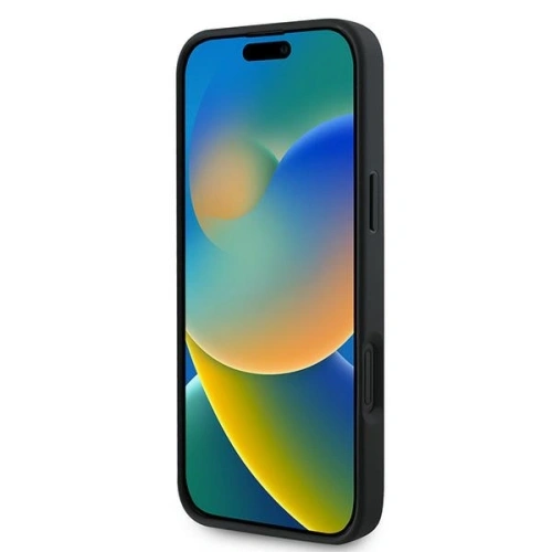 Kup Guess GUHMP16MP4RPSK Apple iPhone 16 Plus tvrdý obal 4G tištěné pruhy MagSafe černý - GUE3614 - {ean13} - Sklep Home Screen