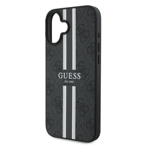 Kup Guess GUHMP16MP4RPSK Apple iPhone 16 Plus Hartschale 4G Bedruckte Streifen MagSafe schwarz - GUE3614 - {ean13} - Sklep Home Screen