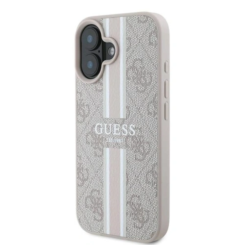 Kup Guess GUHMP16MP4RPSP Apple iPhone 16 Plus keménytok 4G Nyomtatott Csíkok MagSafe rózsaszín - GUE3615 - {ean13} - Sklep Home Screen