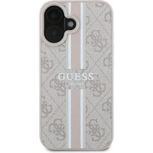 Kup Guess GUHMP16MP4RPSP Apple iPhone 16 Plus carcasă tare 4G cu dungi imprimate MagSafe roz - GUE3615 - {ean13} - Sklep Home Screen
