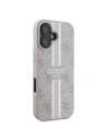Kup Guess GUHMP16MP4RPSP Apple iPhone 16 Plus keménytok 4G Nyomtatott Csíkok MagSafe rózsaszín - GUE3615 - {ean13} - Sklep Home Screen