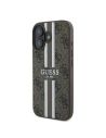 Buy Guess GUHMP16MP4RPSW Apple iPhone 16 Plus hardcase 4G Printed Stripes MagSafe brown - GUE3616 - {ean13} - Home Screen Store Europe