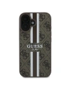 Buy Guess GUHMP16MP4RPSW Apple iPhone 16 Plus hardcase 4G Printed Stripes MagSafe brown - GUE3616 - {ean13} - Home Screen Store Europe