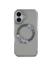Kup Guess GUHMP16SHFWFCK Apple iPhone 16 husă tare IML Flori Coroană MagSafe neagră - GUE3618 - {ean13} - Sklep Home Screen