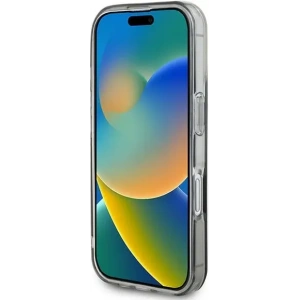 Kup Guess GUHMP16SHFWFCK Apple iPhone 16 Hardcase IML Blumenkranz MagSafe schwarz - GUE3618 - {ean13} - Sklep Home Screen