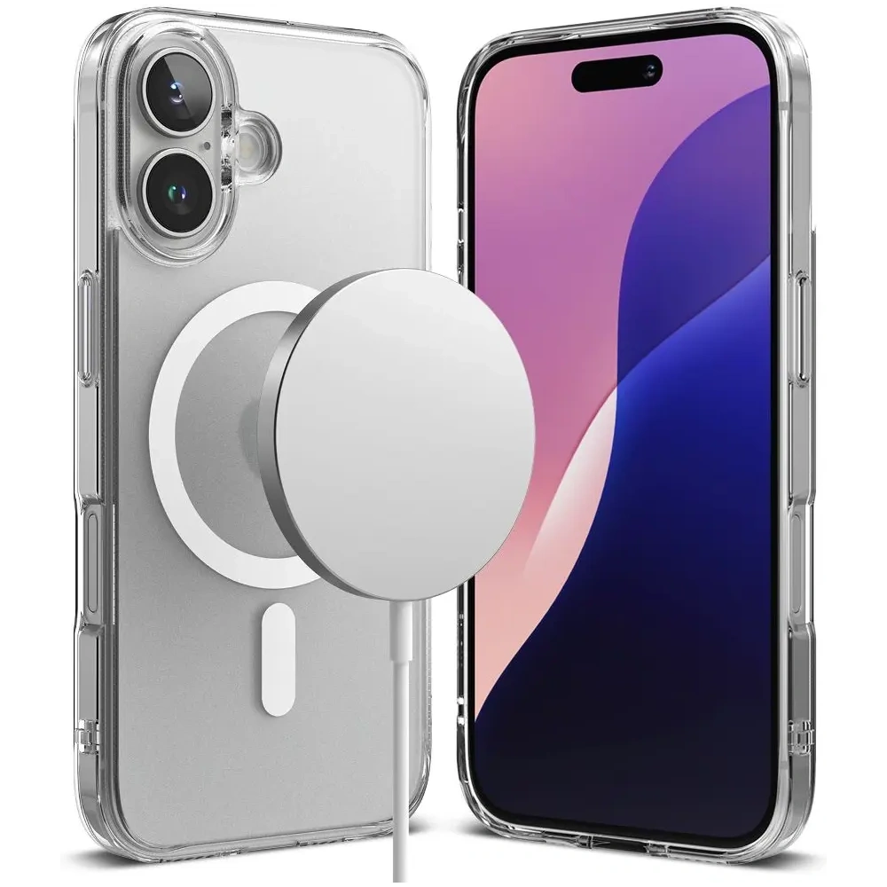 Etui Ringke Fusion Magnetic MagSafe Apple iPhone 16 Matte Clear - iPhone 16 - Ringke