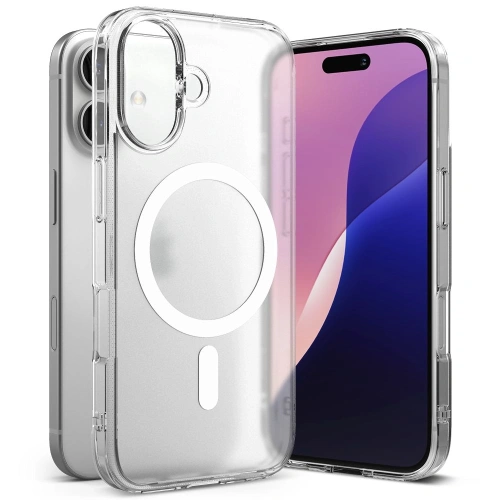 Kup Ringke Fusion Magnetic MagSafe Apple iPhone 16 Transparent Mat - RGK2041 - {ean13} - Sklep Home Screen