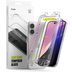Buy Ringke Easy Slide Apple iPhone 15 / 16 Black [2 PACK] - RGK2042 - {ean13} - Home Screen Store Europe