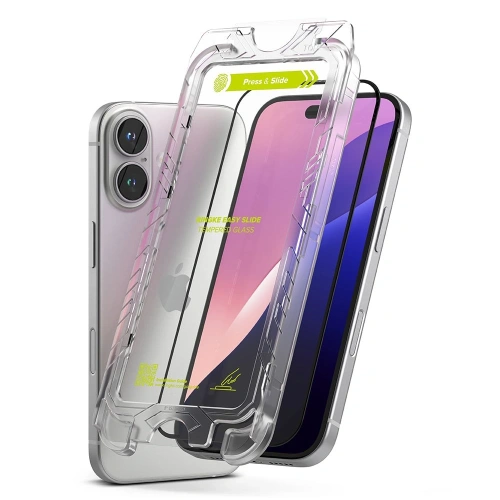 Buy Ringke Easy Slide Apple iPhone 15 / 16 Black [2 PACK] - RGK2042 - {ean13} - Home Screen Store Europe