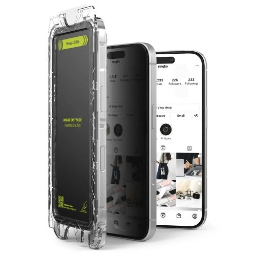 Buy Ringke Easy Slide Apple iPhone 15 / 16 Privacy [2 PACK] - RGK2043 - {ean13} - Home Screen Store Europe