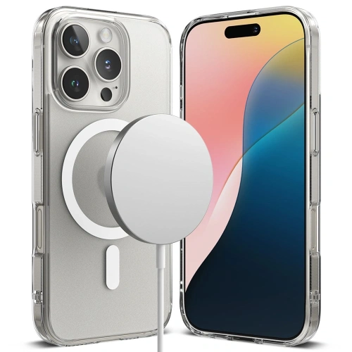 Kup Etui Ringke Fusion Magnetic MagSafe Apple iPhone 16 Pro Matte Clear - RGK2046 - {ean13} - Sklep Home Screen