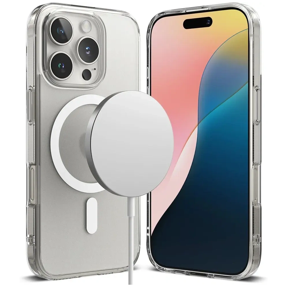 Etui Ringke Fusion Magnetic MagSafe Apple iPhone 16 Pro Matte Clear - iPhone 16 Pro - Ringke