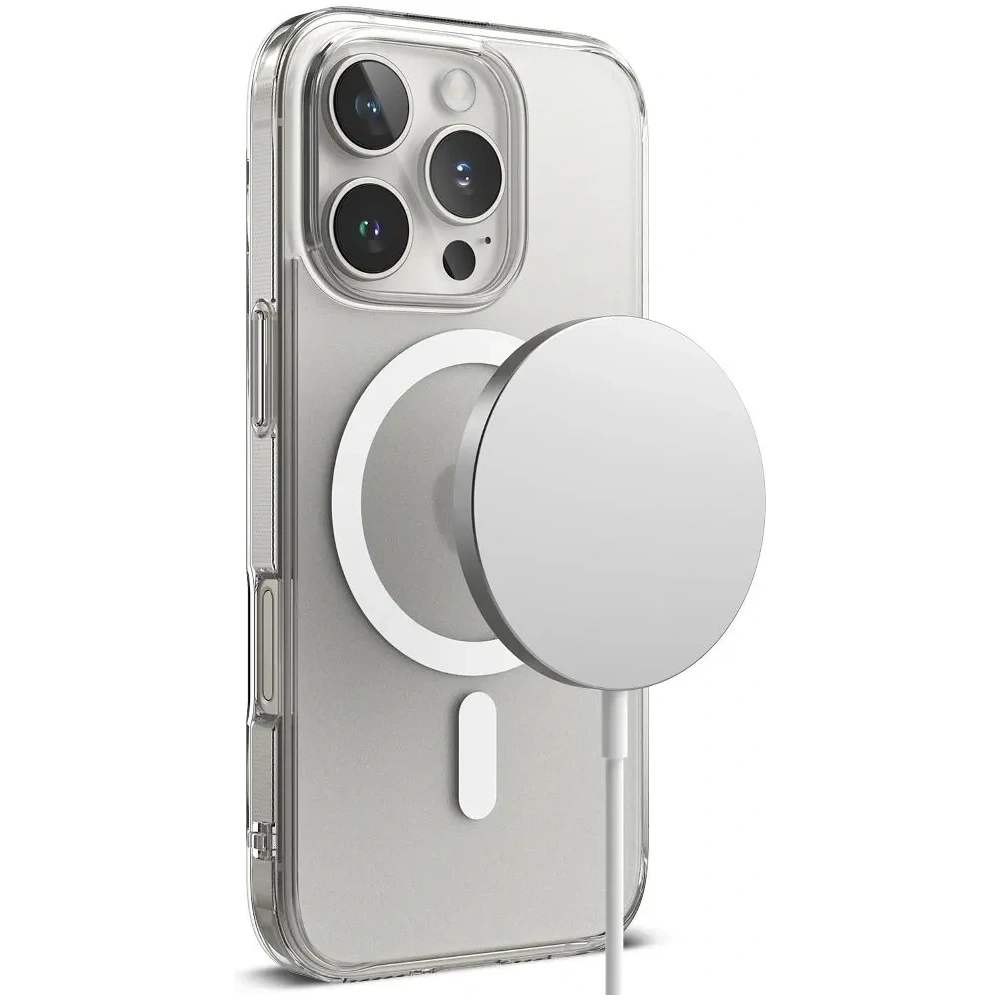 Etui Ringke Fusion Magnetic MagSafe Apple iPhone 16 Pro Matte Clear - iPhone 16 Pro - Ringke