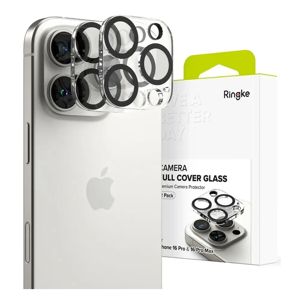 Szkło hartowane na aparat Ringke Camera Protector Apple iPhone 16 Pro / 16 Pro Max Clear [2 PACK] - iPhone 16 Pro Max - Ringke