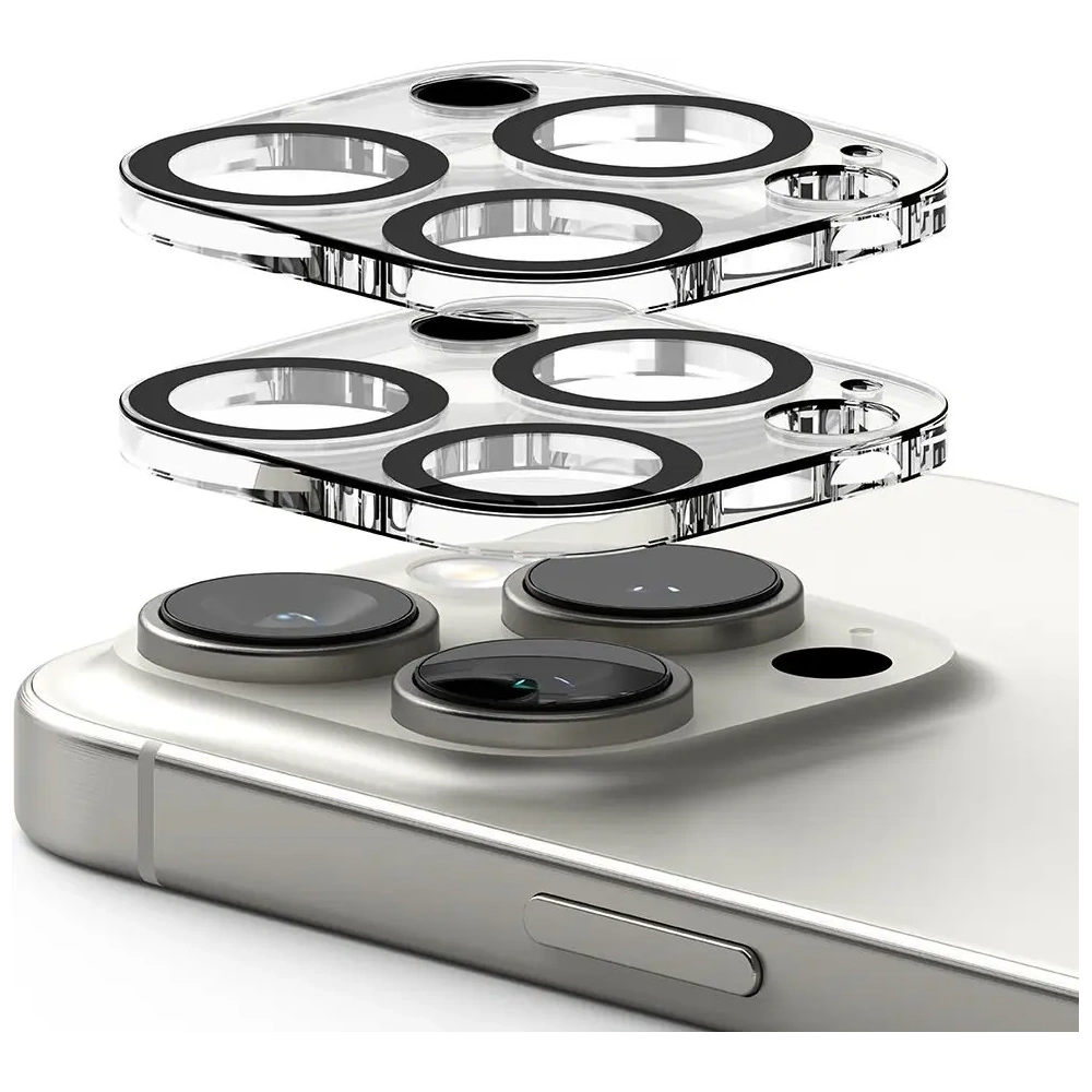 Szkło hartowane na aparat Ringke Camera Protector Apple iPhone 16 Pro / 16 Pro Max Clear [2 PACK] - iPhone 16 Pro Max - Ringke