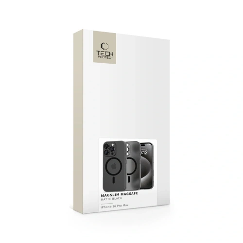 Kup Tech-Protect Magslim MagSafe Apple iPhone 16 Pro Max Matt/fekete - THP3161 - {ean13} - Sklep Home Screen