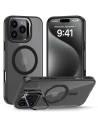 Etui Tech-Protect Magstand MagSafe Apple iPhone 16 Pro Max Matte Black - iPhone 16 Pro Max - Tech-Protect